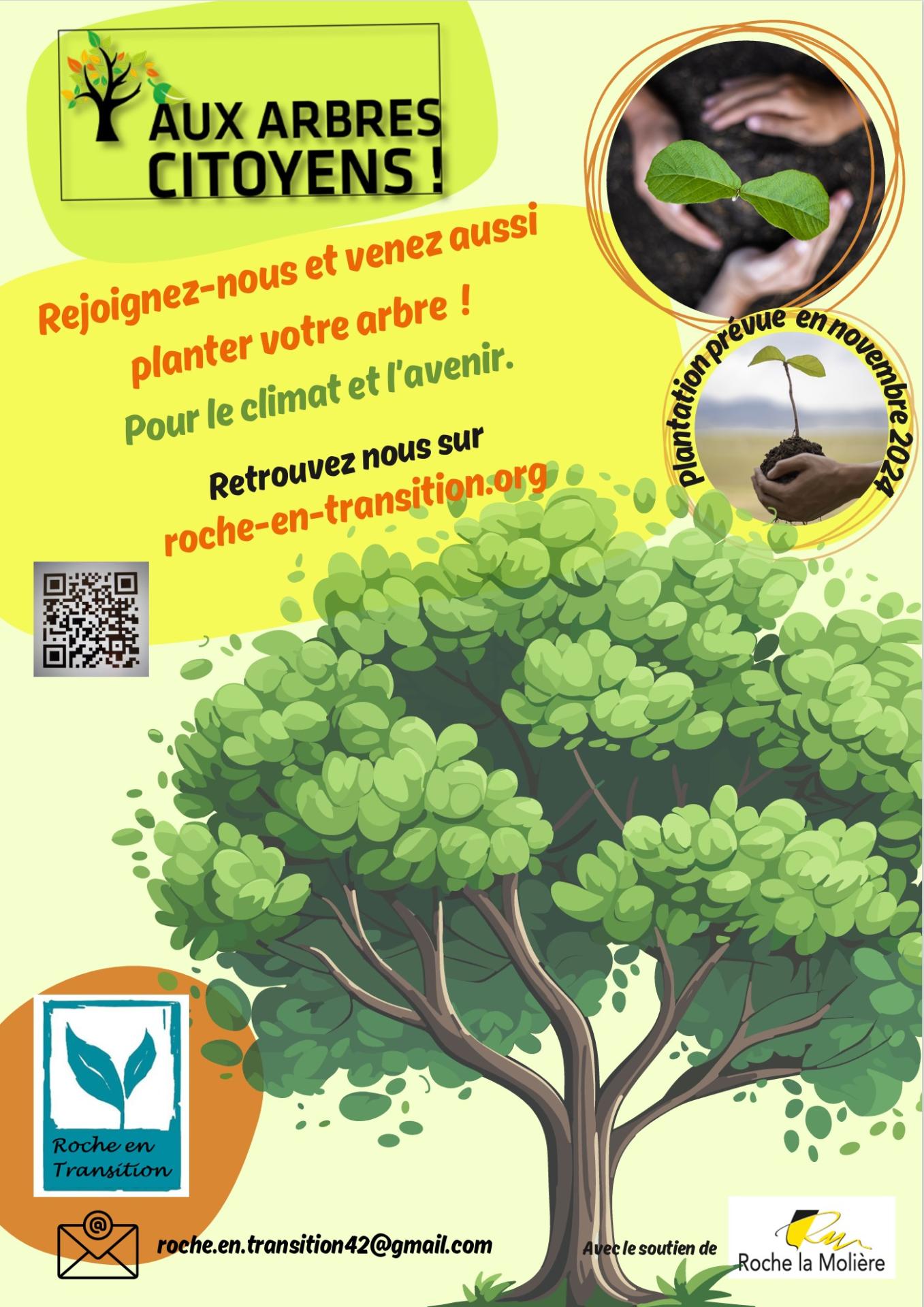 Venez planter votre arbre sur votre commune